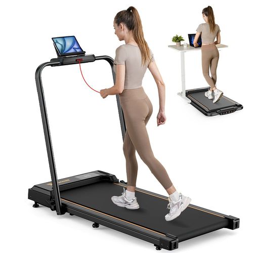Tapis De Marche Tapis Course, Vitesse 1-10km/H, Ultra Silencieux 2,5hp, Avec Télécommande Et Lcd Idéal Pour Maison - Ft51