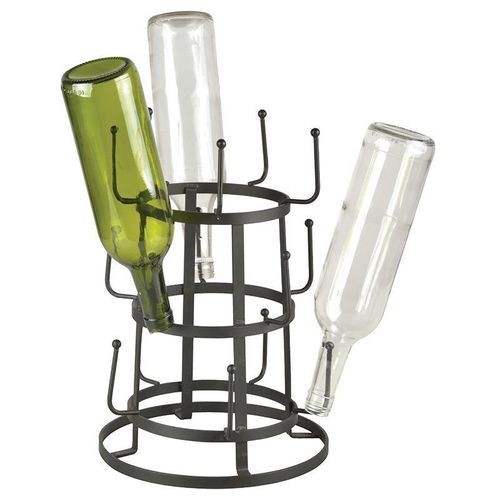 Sèche Bouteilles Rond En Métal 24 Cm