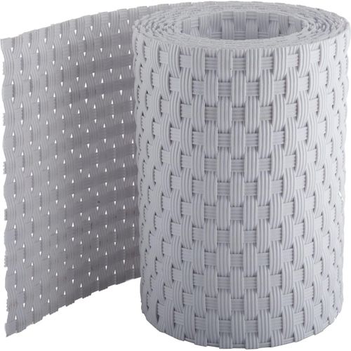 Bande Brise-Vue En R?Sine Tress?E Pour Cl?Ture Rigide 19 X 255 Cm