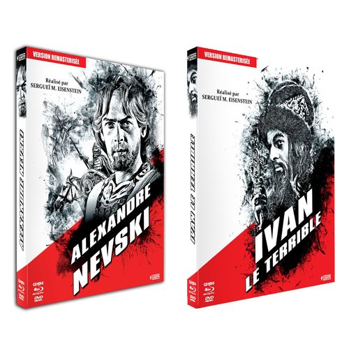 Alexandre Nevski Edition Blu-Ray Et Dvd + Ivan Le Terrible I Et Ii  Edition Blu-Ray Et Dvd