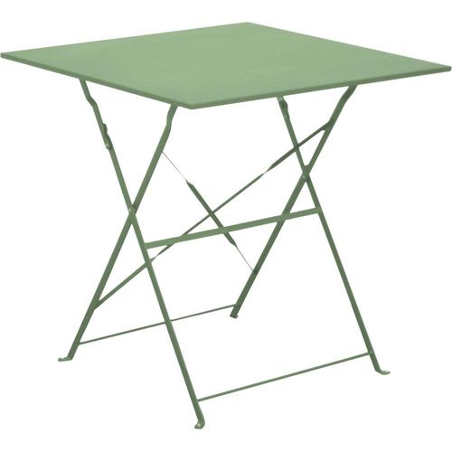 Guéridon Cuba Carré - 70 X 70 Cm - Amande