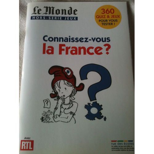 Le Monde Hs Jeux: Connaissez-Vous La France?