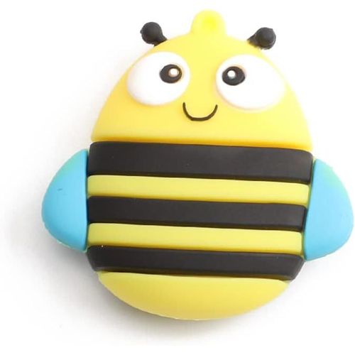 USB 2.0 Flash Drive 32GB Cute Cartoon Pattern High Speed USB 2.0 Flash Drive Portable Memory Drive for Data Storage (Bee)