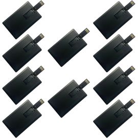 TIANYI-10 Pièces Clé USB 8 Go Lecteur Flash USB Carte de Noir Card Mémoire Stick pour la Sauvegarde de l`Ordinateur/Ordinateur Portable