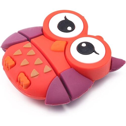 USB 2.0 Flash Drive 32GB Cute Cartoon Pattern High Speed USB 2.0 Flash Drive Portable Memory Disk for Data Storage (Owl)