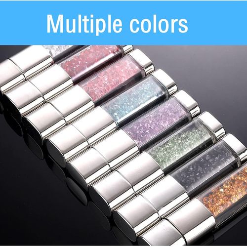 Senior-Clé Usb 3.0 64Go 32Go 16Go Nouveau Bijoux Cristal Usb 3.0 Flash Drive, Externe Cadeau Pour Cadeaux D'Anniversaire, Cadeaux De Noël, Cadeaux De Mariage (16Go, Bleu)[L804]