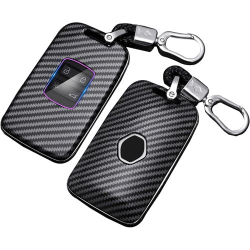 Coque De Clé En Silicone Pour Renault Clio Dacia Espace Master Megane Talisman Scenic Kadjar Coque De Clé De Voiture Renault Clio 4 Boutons,Noir