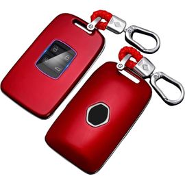 Coque De Clé En Silicone Pour Renault Clio Dacia Espace Master Megane Talisman Scenic Kadjar Coque De Clé De Voiture Renault Clio 4 Boutons,Rouge