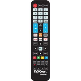 LETNERNY-Télécommande Compatible Avec Tous Les Modèles De Télévision Samsung Tv, Lcd, Led, Plasma Et 4K. Complet Avec Toutes Les Fonctions Et Déjà Configuré Et Prêt À L'Emploi (Tlc101_Fluo)