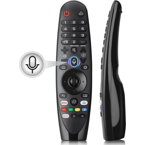 MEVRONISSHOP-Telecommande pour LG-Smart-TV,Universelle pour Télécommande Magic AKB75855501 MR19BA MR20GA MR21GA MR22GA MR23GA,avec Pointeur et Fonction Vocale