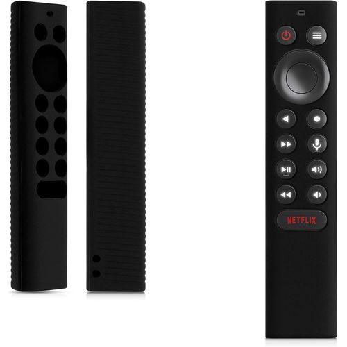 Étui Compatible avec Nvidia Shield TV pro/4K HDR Coque - Coque télécommande TV en Silicone - Noir