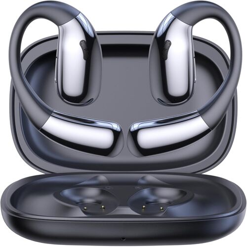 Casque Bluetooth, Écouteurs Bluetooth 5.3 Stéréo Hifi Avec 4 Enc Mic, 60 Heures De Durée, Écouteurs Bluetooth Annulation De Bruit, Contrôle Tactile, Ipx7 Étanche Casque Sans Fil (Noir)