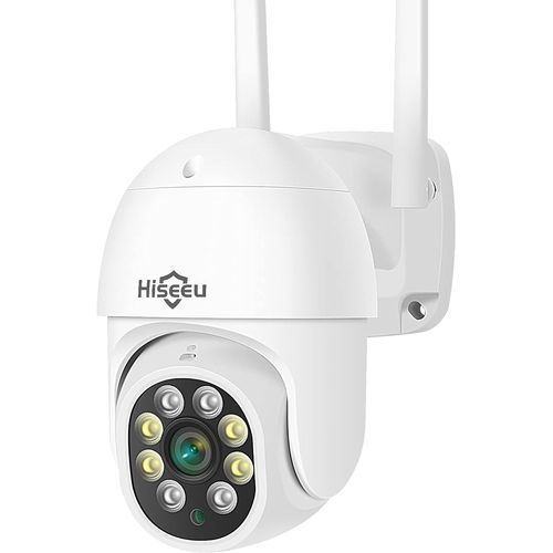 CHECARZHN--NO1-5Mp Caméra De Surveillance Wifi Extérieure, Ptz Caméra Ip Vision Nocturne Couleur, Détection Humaine, Suivi Automatique 355° 90°, Audio Bidirectionnel, Compatible Alexa Carte Sd Étanche Ip66