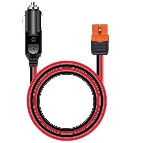 Adaptateur Allume-Cigare Vers Xt60i-Câble Solaire Xt60i-F-14 Awg-Chargeur De Voiture 12 V-Compatible Avec La Station D'alimentation Portable Ecoflow (1,5 M)