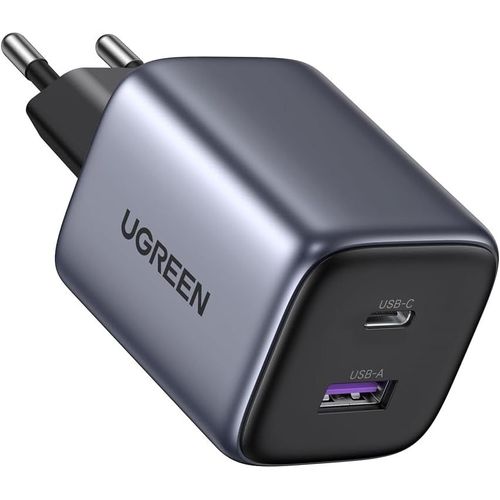 Nexode 35w Gan Chargeur Usb C Rapide Avec Double Prise Compatible Avec Iphone 16 Plus Pro Max 15 14 13 12 11 Pixel 8 7a 6a Galaxy S24 Ultra A15 A05s Ipad Air Mini Macbook (Noir)