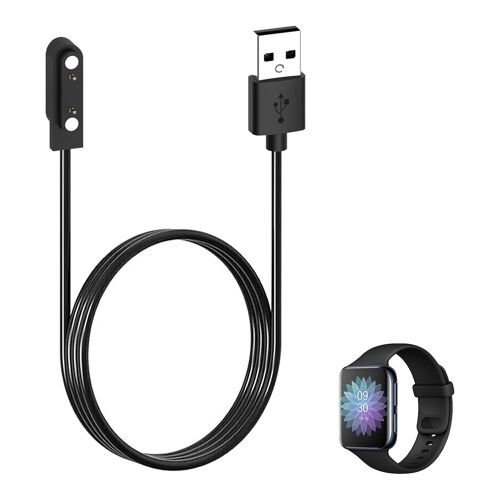 KALANKA-Chargeur Montre connectée, Câble Chargement Magnétiquepour Montres Connectées, Câble USB 2 Pins 7.62mm Broches chargeur magnétique, Compatible avec Divers Modèles de Smartwatch, Modèle A + Mo