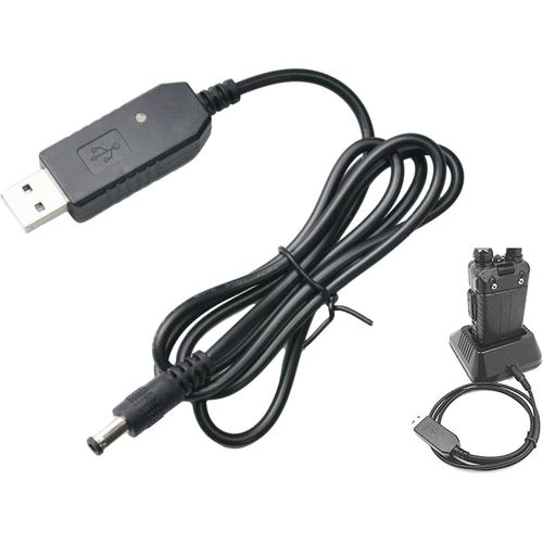 Baofeng Chargeur USB Charger Cable for BaoFeng UV-5R UV-5RA UV-5RE UV-82 BF-F8HP UV-82HP UV-5X3 Radio Walkie Talkie MS-CB01