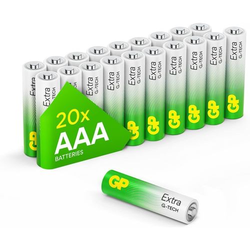 lbgwp60-Piles Aaa - Lot De 20 Piles | Extra | Batteries Alcalines Aaa Lr3 1,5V - Longue Durée