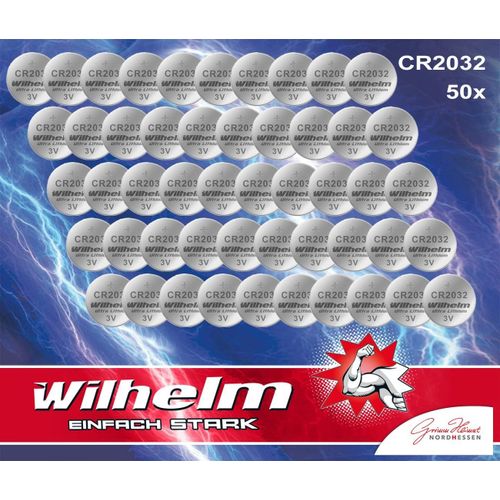 ASON-50 Piles Bouton Pile Cr 2032 Batterie Au Lithium Haute Performance Cr2032 Dl2032