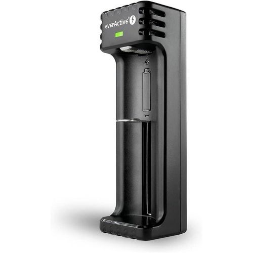 Lc-100 Chargeur Pour 1 Batterie Li-Ion 18650 Professionnel Rapide Micro Usb Noir