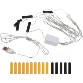 KGABERY-Éliminateur De Piles Aa/Aaa 4.5V Et 3V,Accessoire De Transformateur Pour Bougies Électroniques,Jouets Et Lumières Électriques (Aaa 5In1)