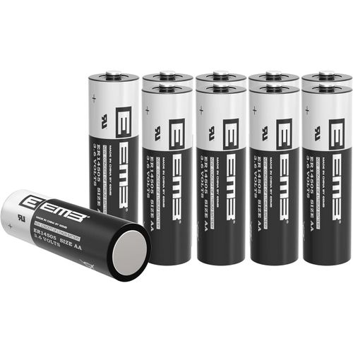 LS14500 Piles AA Lithium ER14505 3,6V 2700mAh ER14500 Batterie Lot de 10