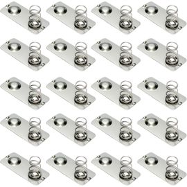 lbgwp60-Lot De 20 Piles À Ressort Aa Contact Nickelé 28 X 12 Mm