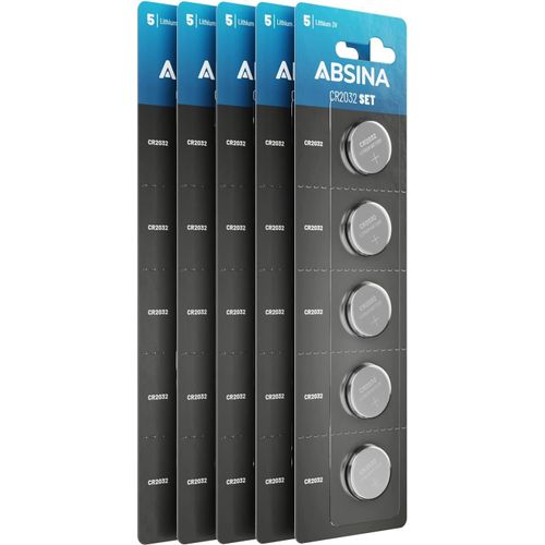 ASON-25X Pile Cr2032 3V Lithium-Piles 2032 Lithium 3V Longue Durée & Étanches-Piles Cr2032 Pour Clés De Voiture Etc.-Pile Cr 2032 Pile Bouton