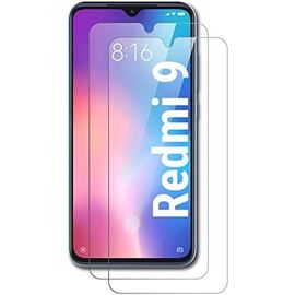 Lot De 2 Films De Protection D'écran Compatibles Avec Xiaomi Redmi 9 - Verre Trempé 9h - Transparent - Anti-Rayures