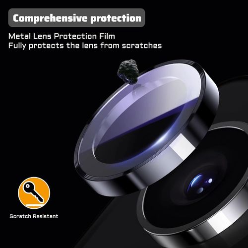 Sjzg-Film Pour Oneplus Nord 4 Verre Trempé [2+1 Pièces] Caméra Arrière Protecteur Film + Protecteur D'écran Hd Cadre Invisible Verre Trempé Pour Oneplus Nord 4