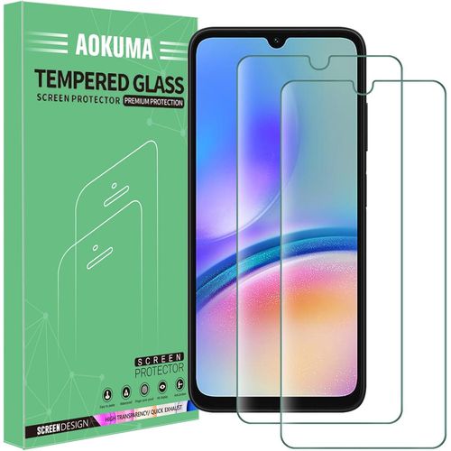 Samsung Galaxy A05s/Galaxy A05 Verre Trempé, [Lot De 2] Verre Trempé Galaxy A05s/A05 [0.26mm] [Extrêmement Résistant Aux Rayures] [Haute Définition][Facile À Installer] Protections D'écran