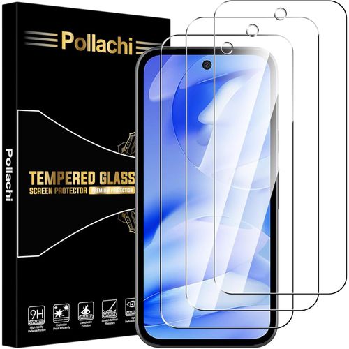 Verre Trempé Pour Google Pixel 9A 5G[Lot De 3] Google 9A 5G Film En Protecteur Ecran,Dureté 9H,Sans Bulles,Anti Rayures Vitre Protecteur D'Écran Pour Pixel 9A[TRE892648]