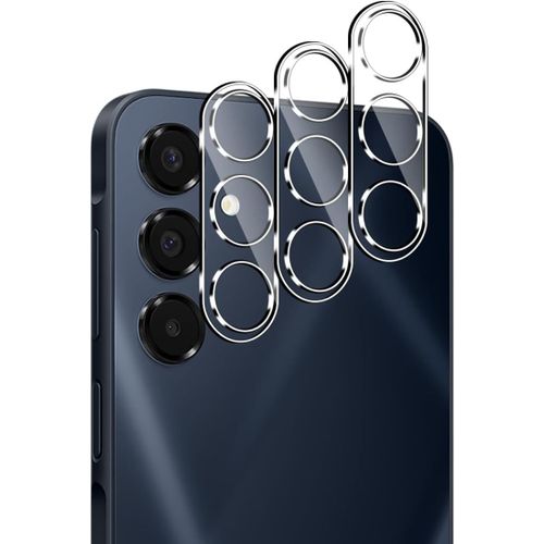 CAUC-pour Samsung Galaxy A16 5G/4G Protection Caméra, 3 Pièces 9H Dureté HD Arrière Caméra Verre Trempé, Sans Bulle Anti-Rayures Protecteur D'écran - Transparent
