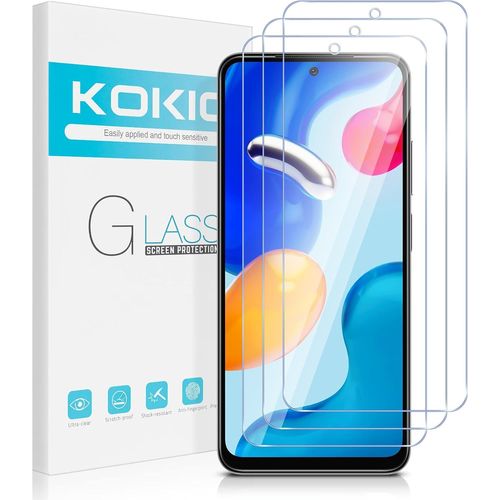 Hshi-3 Pièces Verre Trempé Compatible Avec Xiaomi Redmi Note 11/11s 4g,Film Protection En Écran,Ultra Résistant,Anti Rayures,Sans Bulles,Hd Transparent Vitre Protecteur Pour Redmi Note 11 4g