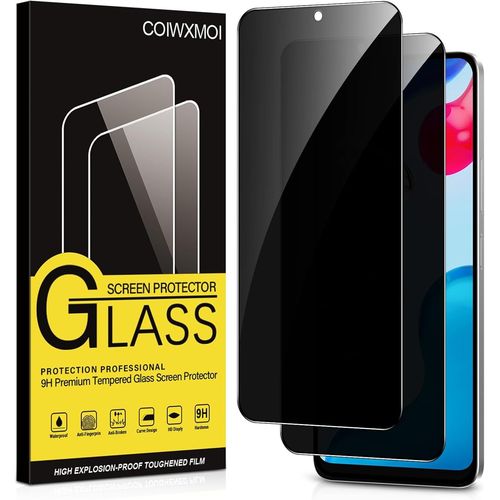 Verre Trempé Pour Xiaomi Redmi Note 11/Note 11s Anti Espion Vitre Protection Ecran Anti-Espion Film Protecteur Écran Dureté 9h Anti-Rayures Haute Définition Sans Bulles Confidentialité