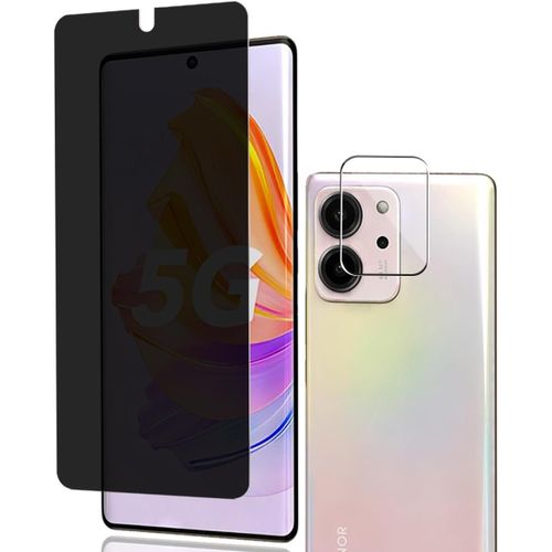 Kal-Verre Trempé Protection Décran Pour Huawei Nova 8 Se, Anti-Espion Protection Décran 1 Pièces + Caméra Arrière Protecteur 1 Pièces,9h Dureté Pour Huawei Nova 8 Se Protection Décran