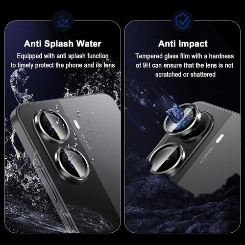 Protection Objectif Caméra Pour Xiaomi Poco X7 Pro 5g, Dureté 9h Caméra Arrière Protecteur, [Anti Rayures] Ultra Résistant Film Camera Verre Trempé