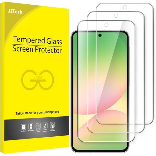 JGD-Protection D'écran pour Samsung Galaxy A56 5G, Film en Verre Trempé 9H, Anti-Rayures, Transparente HD, Lot de 3