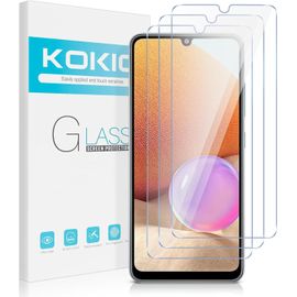 Pack Of 3, Tempered Glass For Galaxy A32 4g 6.4 Inches, 9h Hardness, 0.33 Mm Uhd Screen Protector For Samsung Galaxy A32 4g, Wear-Resistant And Bubble-Free