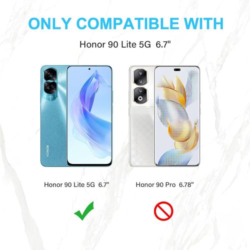 Subzonal-Lot De 3, Verre Trempé Pour Honor 90 Lite 5g, Vitre Protection Écran, Film De Protection Dureté 9h Résistant Aux Rayures Ultra-Hd Complète 6,7