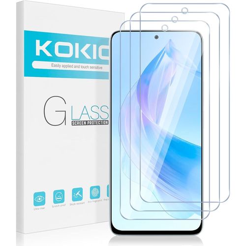 Lot De 3, Verre Trempé Pour Honor 90 Lite 5g, Vitre Protection Écran, Film De Protection Dureté 9h Résistant Aux Rayures Ultra-Hd Complète 6,7
