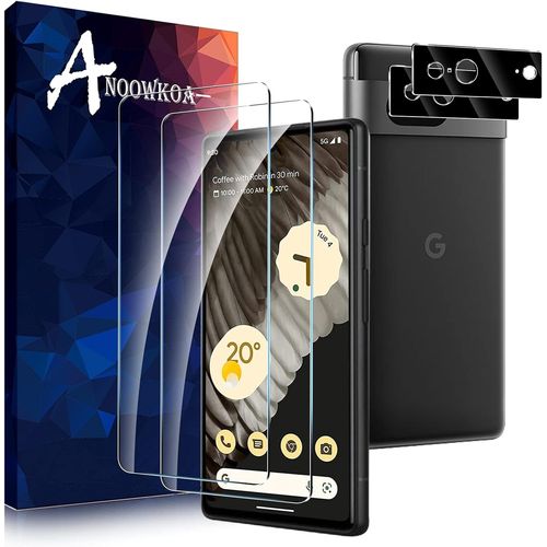 2+2 Pièces Compatible Avec Google Pixel 7 Film Protection Écran Tpu Ultra Transparentno Trempé Avec Caméra Verre Trempé Protecteur Sans Bulles