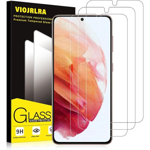 Verre Trempé [3 Pièces] Pour Samsung Galaxy S21 5g, Dureté 9h Film Protection Écran, Ultra Résistant Vitre Protecteur, Clarté Hd, Sans Bulles, Anti-Rayures[Tre890839]