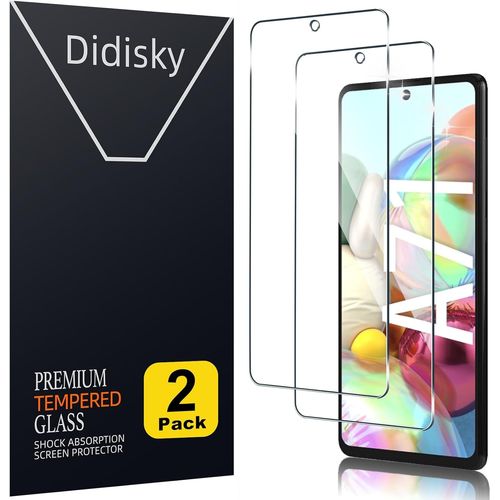 Lot De 2 Protecteur Verre Trempé Pour Samsung Galaxy A71, A72, A73, Film Protection Écran, Dureté 9h, Pas De Bulles, Haute Définition[Tre912475]