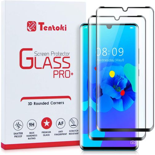 Subzonal-Verre Trempé Pour Huawei P30 Pro, Lot De 2 Couverture Complète Film Protection Ecran Vitre Hd, Sans Bulles, Facile À Installer Dureté 9h