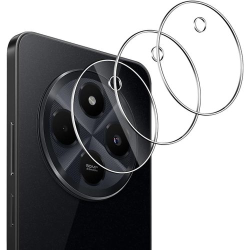 CAUC-pour Xiaomi Redmi 14C 4G/ Poco C75 Protection Caméra, 3 Pièces 9H Dureté HD Arrière Caméra Verre Trempé, Sans Bulle Anti-Rayures Protecteur D'écran pour Redmi 14 C 4G