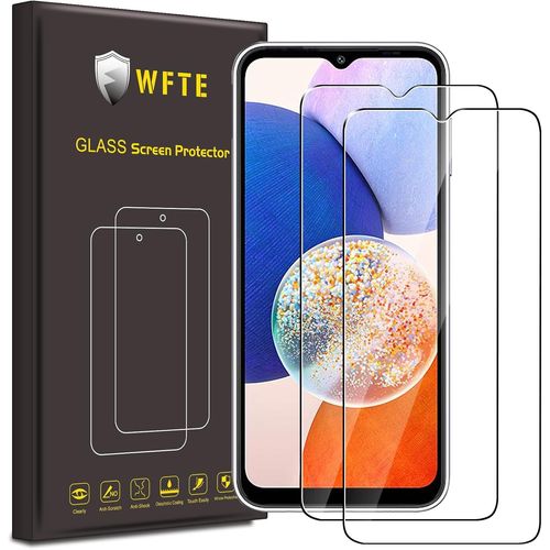 Sjzg-[Lot De 2] Verre Trempé Pour Samsung Galaxy A14 5g/4g, 0,26mm Film De Protection D'écran Avec Haute Transparence À 99%, Anti-Trace Protecteur Avec Dureté 9h Glass