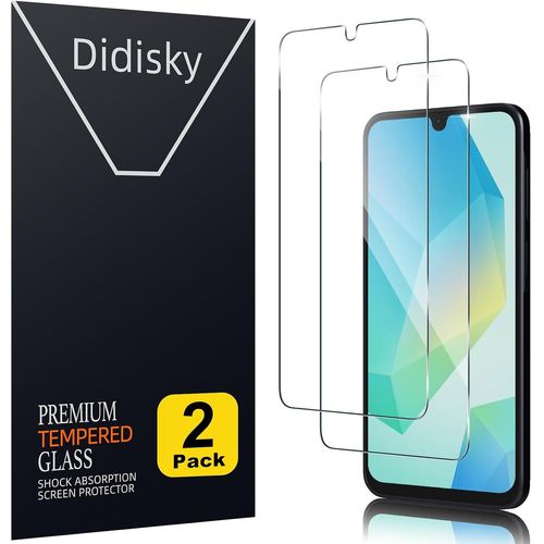 Lot De 2 Verre Trempé Pour Samsung Galaxy A16 4g,5g 6.7"",Anti Rayures,Dureté 9h,Pas De Bulles,Haute Définition