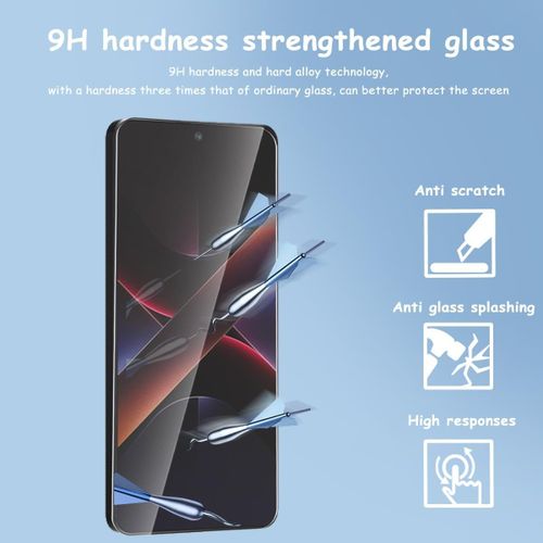 Screen Protector For Xiaomi Poco X7 Pro,3 Pieces Tempered Glass + 1 Piece Rear Camera Tempered Glass,9h Hardness Glass/High Definition,For Xiaomi Poco X7 Pro Screen Protector
