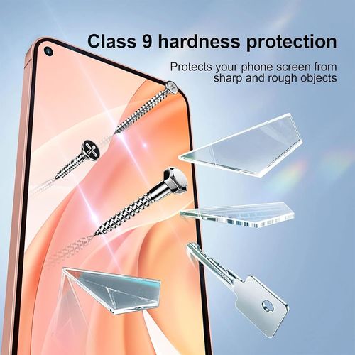 Verre Trempé [3 Pièces] Pour Xiaomi Mi 11 Lite 5g/4g, Dureté 9h Film Protection Écran, Ultra Résistant Vitre Protecteur, Clarté Hd, Sans Bulles, Anti-Rayures
